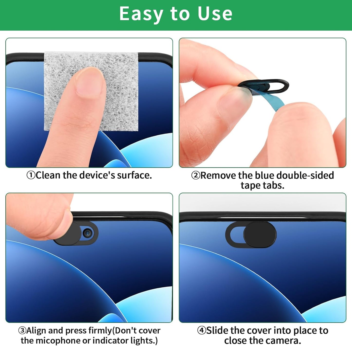 Web Camera Cover Blocker Slider Accessories for Privacy