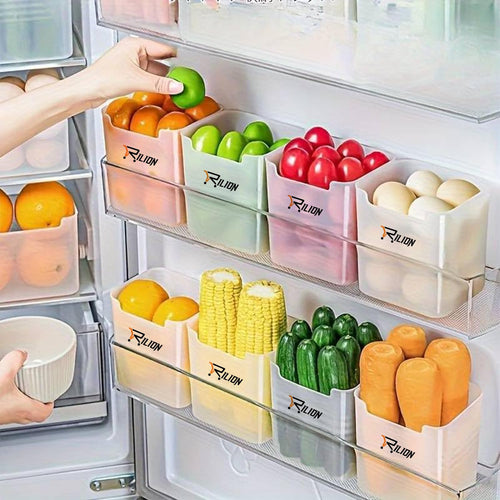 6 fridge storage boxes multipurpose containers