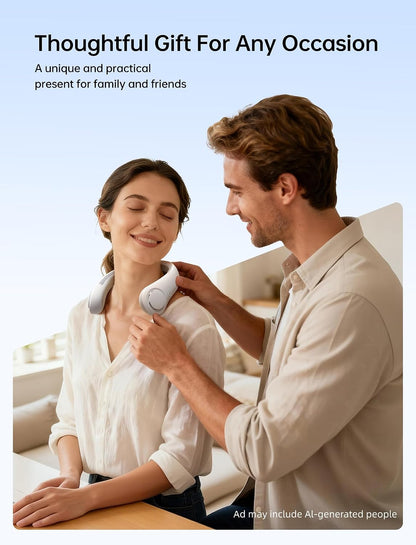 Battery Operated Wearable Personal Fan, Twistable, Rechargeable