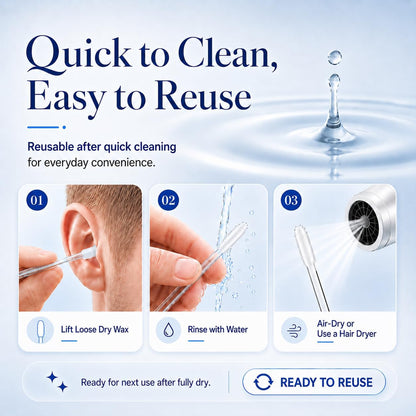 Sticky Ear Cleaning Sticks for Dry Earwax