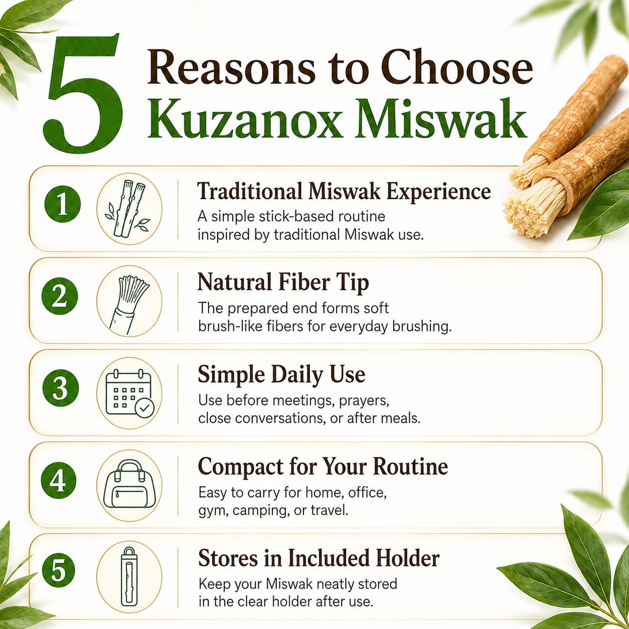 Ancient Miswak Toothbrush