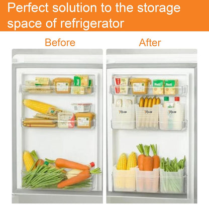 6 fridge storage boxes multipurpose containers