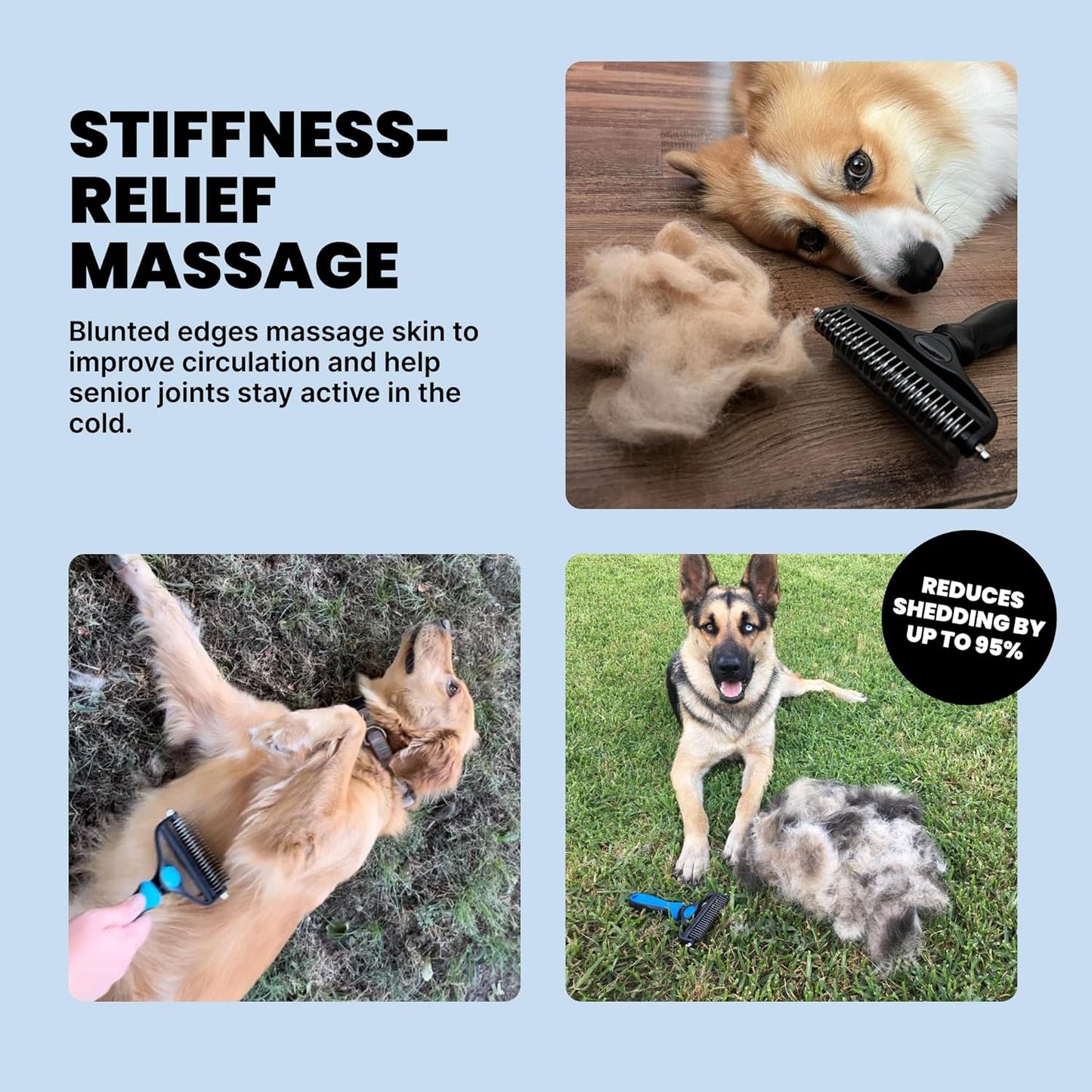 Professional Pet Deshedding Brush