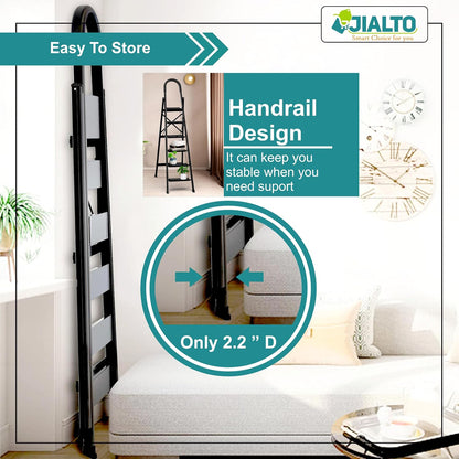 6 Step Ladder with Handrail for Home