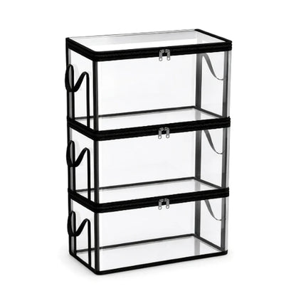 Foldable Transparent Large Storage Boxes